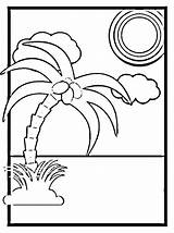 Coloring Coconut Palm Pages Tree Fun Leaves Color Template Crr Kids Getcolorings Unfamiliar sketch template
