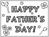 Fathers Coloring Pages Kids Father Happy Printable Color Print Cards Printables Google sketch template