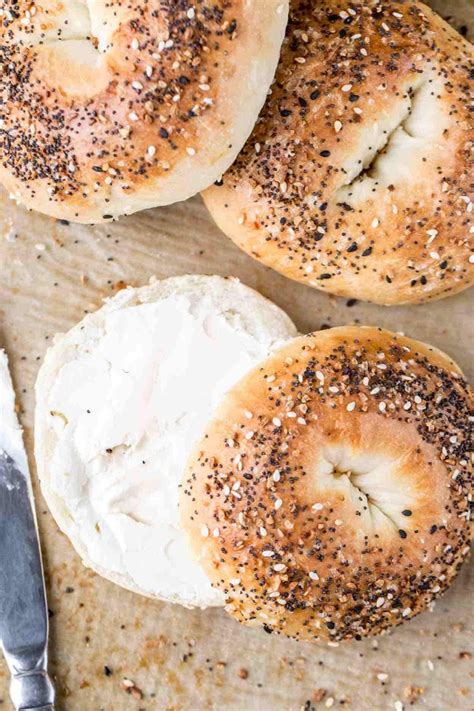 quick  easy  bagel recipe    soft  chewy dough