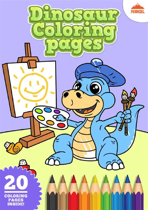 dinosaur coloring pages printable coloring book  kids vebukacom