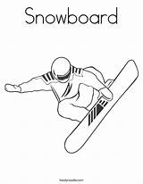 Coloring Snowboard Snowboarder Shaun Print Rocks Outline Favorites Login Add Twistynoodle Noodle sketch template