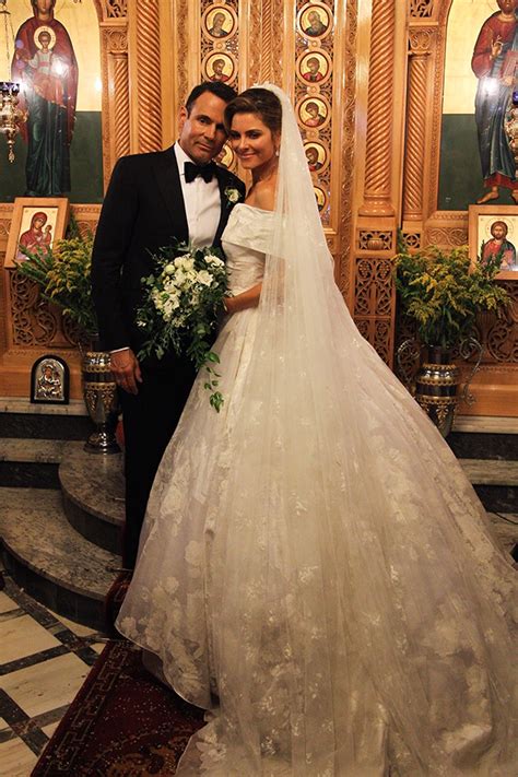 maria menounos wedding gown for second ceremony in greece