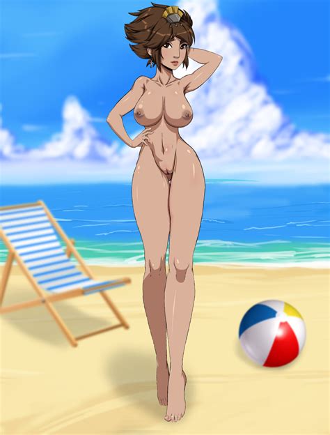 Rule 34 Aged Up Alternate Breast Size Barefoot Beach Big Breasts