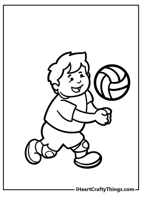 volleyball coloring pages   printables