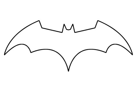 batman logo coloring pages template educative printable batman