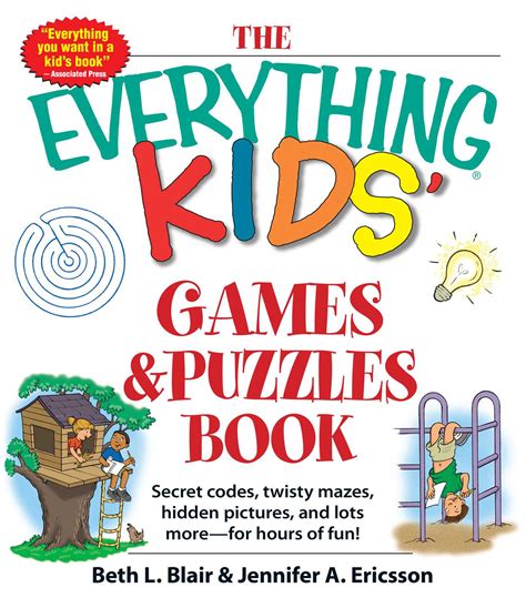 kids games puzzles book book  beth  blair