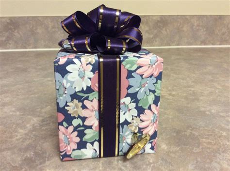 pretty gift wrapped  box  ribbon musical treasures
