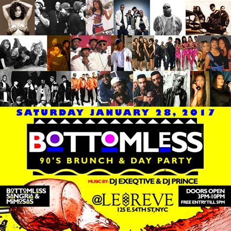 Tickets For Bottomless 90 S Brunch And Day Party At Lereve