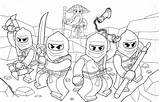 Ninjago Coloring Pages Lego Everfreecoloring sketch template
