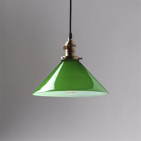 green glass pendant lights home designing
