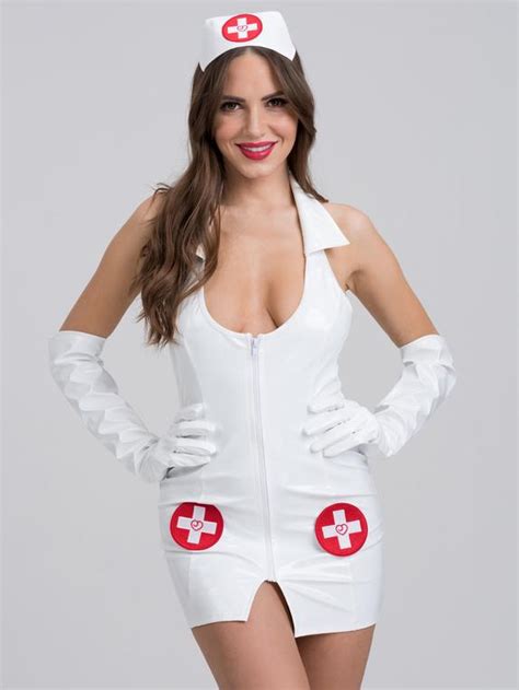 Cottelli Sheer Zip Up Sexy Nurse Costume Cheekydrops 🍒