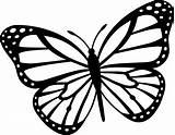 Butterfly Coloring Pages Butterflies Kids sketch template