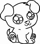 Coloring Pages Cartoon Puppy Cute Puppies Getdrawings sketch template