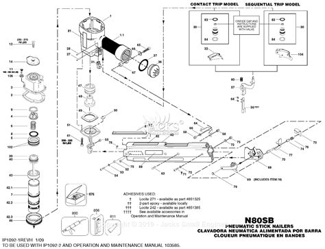 bostitch  parts diagram diagram
