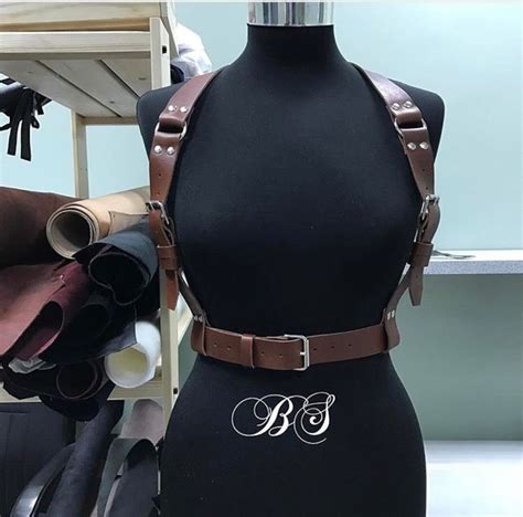women harness chest harness leather body harness bdsm etsy