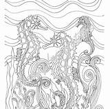 Pages Coloring Book Treasures Printable Ocean Adult Instant Adults sketch template