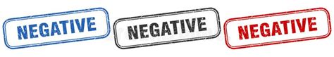 negative stamp negative square grunge sign stock vector illustration  white background
