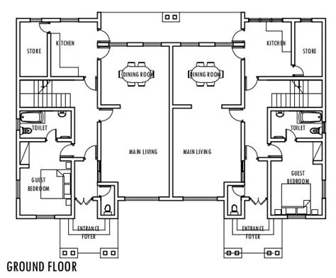 bedroom semi detached duplexes  smart cities duplex floor plans bedroom floor plans
