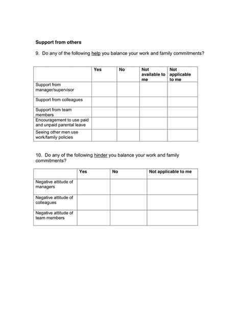 sample questionnaire  word   formats page