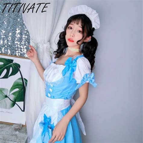 Titivate S L Size Sexy Maid Dress Waitress Service Cosplay Costume Maid