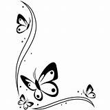 Butterfly Borders Clipart Designs sketch template