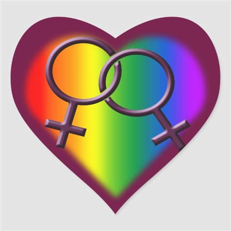 Gay Pride Stickers Same Sex Lesbian Love Sticker