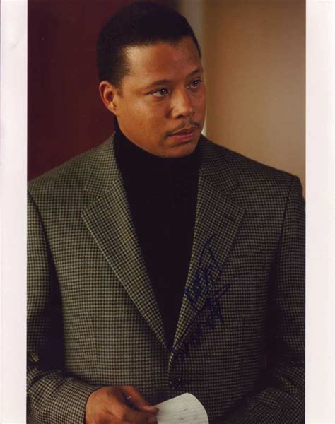 terrence howard  person autographed photo