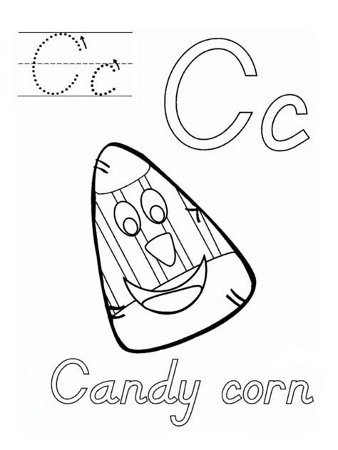 candy corn coloring page coloring home