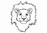 Coloring Leon Lion sketch template