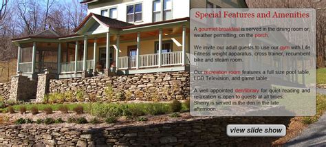catskills bed and breakfast special features