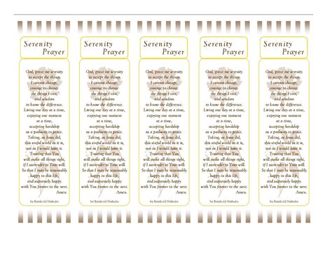 images  serenity prayer bookmarks printable  instant
