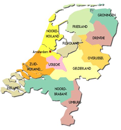 nederland telt  provincies dutch