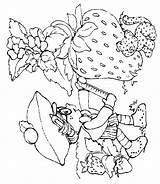 Coloring Strawberry Pages Shortcake Jam Cherry Teeth Vintage Clip Popular Library Clipart Fresa Colorear Tarta Princess Gif Coloringhome Coloringpagesabc sketch template