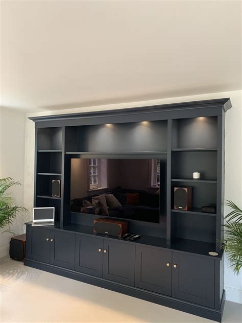 custom built tvmedia bookcase living room media storage built