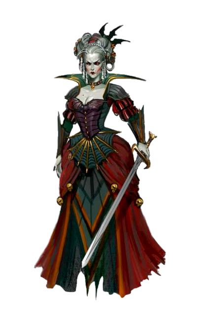Female Old Human Vampire Aristocrat Pathfinder 2e Pfrpg