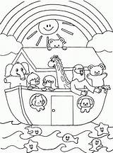 Noah Coloring Ark God Promises Sunday School Pages Noahs Printable Choose Board Preschool sketch template