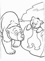 Brother Bear Coloring Pages Kids Children Color Printable Justcolor Print sketch template