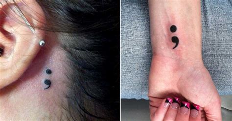The Meaning Behind The Semicolon Tattoo And Why Its Important
