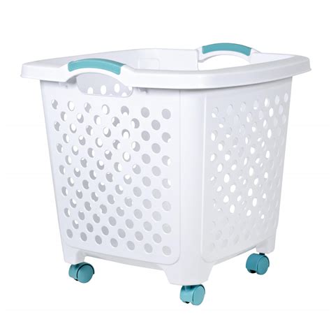 home logic  bushel rolling laundry basket white walmart inventory checker brickseek