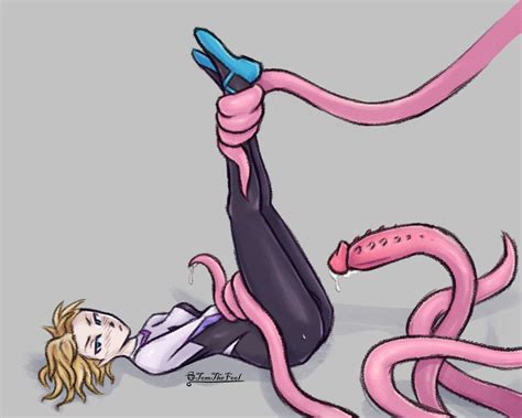 spidergwen tentacles by tomthefool hentai foundry