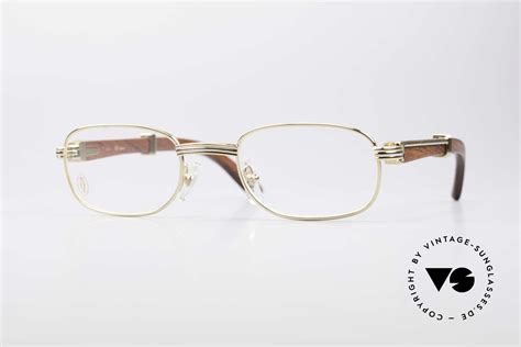 glasses cartier breteuil rare luxury wood eyeglasses