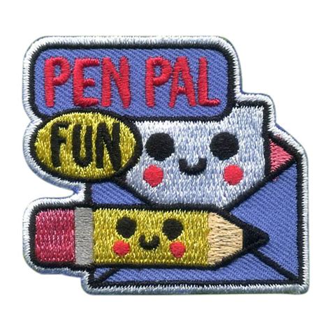 pal patch envelope  pencil makingfriends