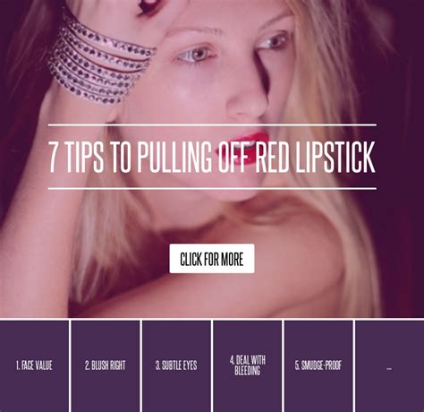 7 tips to pulling off red lipstick makeup