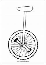 Unicycle Coloring Line Arts Clipart Pages Miscellaneous Border Sheet Clip Web Decorative Megaworkbook Template Borders Stencil Designs sketch template