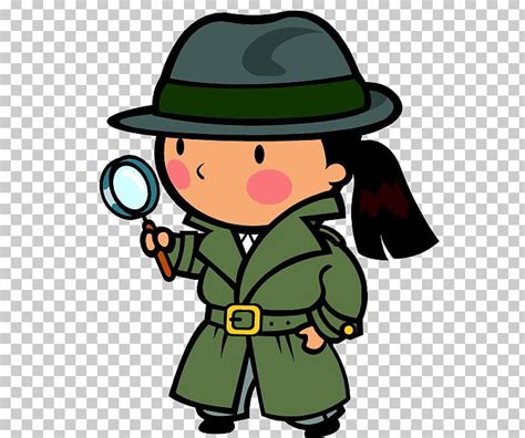 detective private investigator mystery png clipart art cartoon clip