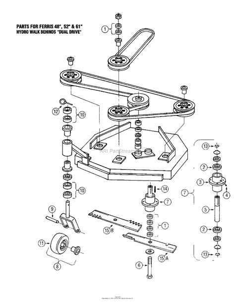 oregon ferris parts diagram  ferris    hydro walk  dual drive