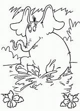 Horton Hears Seuss Ortone Colorir Coloriage Coloringhome Coloriez Coloriages K5worksheets sketch template