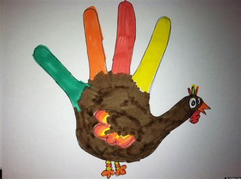 hand turkey drawings celebrate thanksgiving  sending
