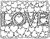 Coloring Pages Heart Colouring Adult Printable Print Donteatthepaste Sheets Card sketch template