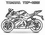 Coloring Yamaha Pages Yzf Motorcycle R125 Printable Motor Motorcycles Sheet Pri Choose Board Besuchen Print Information sketch template